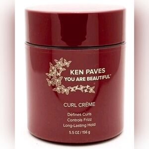 KEN PAVES YOU ARE BEAUTIFUL Curl Creme, Defines Curls, Controls Frizz 5.5oz
